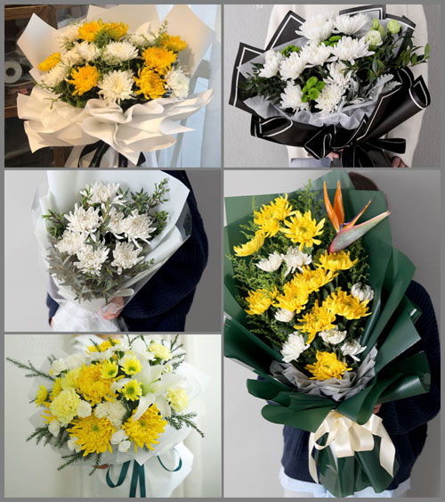 广东湛江市吴川市浅水镇新屋村白事花束代送